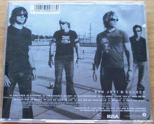 BON JOVI Bounce CD [Vx5]