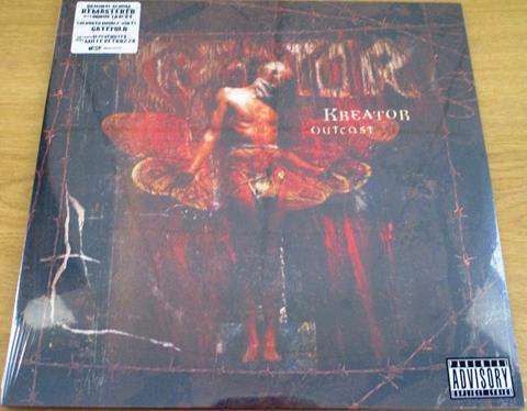KREATOR Outcast RED / ORANGE TRANSPARENT 2xLP VINYL Record