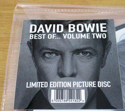 DAVID BOWIE Best Of Volume Two PICTURE DISC LP VINYL Record