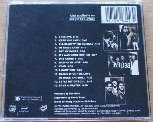 BON JOVI Keep the Faith CD [Vx5]