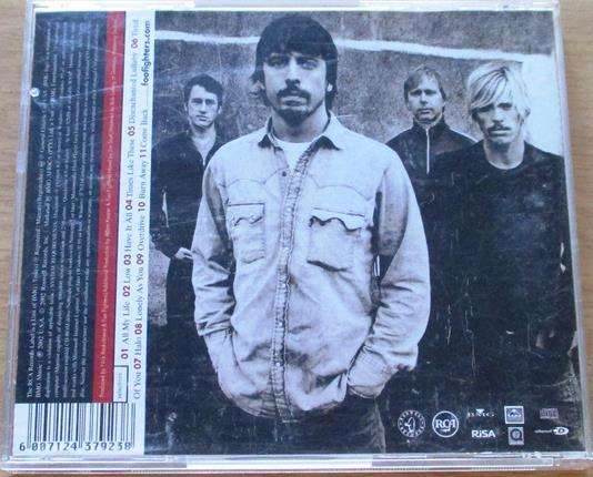 FOO FIGHTERS One by One Black cover CD [Gx7]