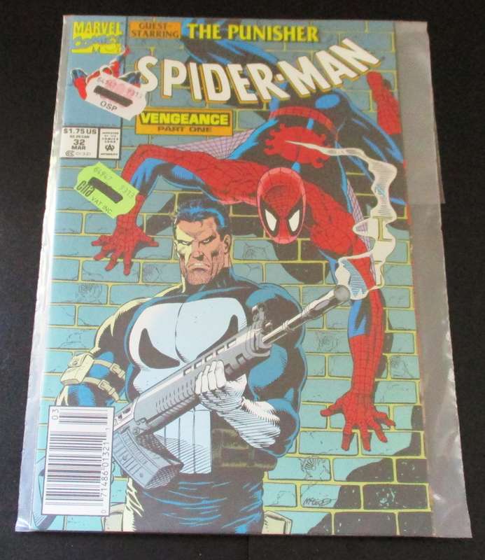 MARVEL Comics SPIDER-MAN The Punisher Vengeance Part 1 #32 March 1993 [Box 3]
