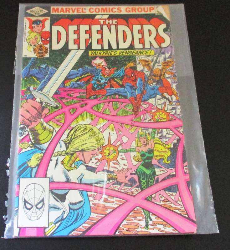 MARVEL Comics THE DEFENDERS with SPIDER-MAN Valkyrie's Vengeance #109 July 1982 [Box 3]