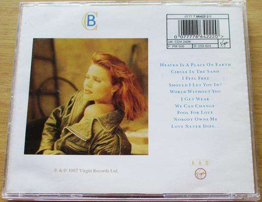BELINDA CARLISLE Heaven on Earth CD [Gx10]