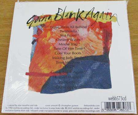 RIDE Going Blank Again  CD
