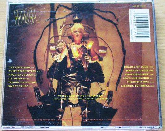 BILLY IDOL Charmed Life CD [Gx10]