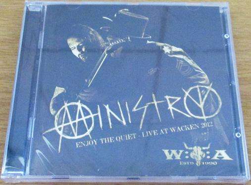 MINISTRY Enjoy the Quiet Live At Wacken 2012 CD