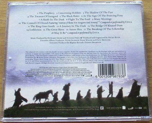 LORD OF THE RINGS O.S.T. CD [Gx12]
