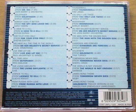 THE BEST OF BOND, JAMES BOND CD [Gx12]