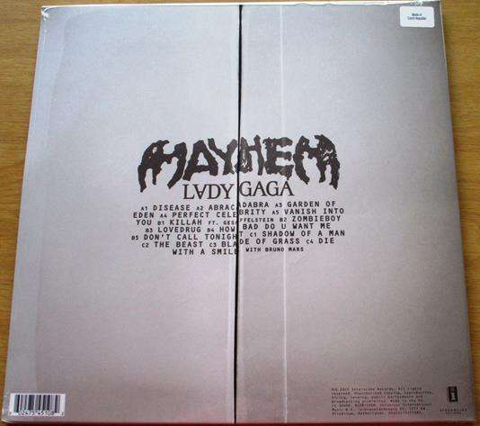 LADY GAGA Mayhem LP VINYL RECORD