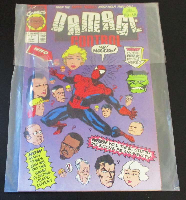 MARVEL Comics DAMAGE CONTROL with SPIDER-MAN and THE HULK #1 June 1991  [Box 4]