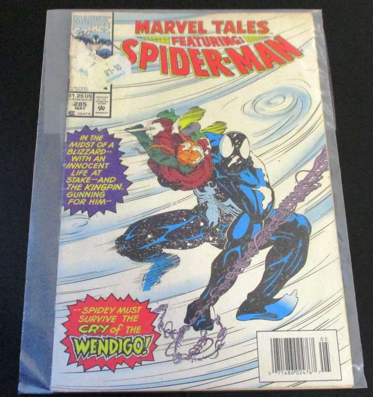 MARVEL TALES SPIDER-MAN Cry of the WENDIGO #285 May 1994 [Box 4]