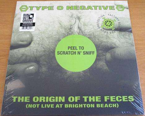 TYPE O NEGATIVE The Origin Of The Feces GREEN / BLACK MARBLE 2xLP VINYL Record