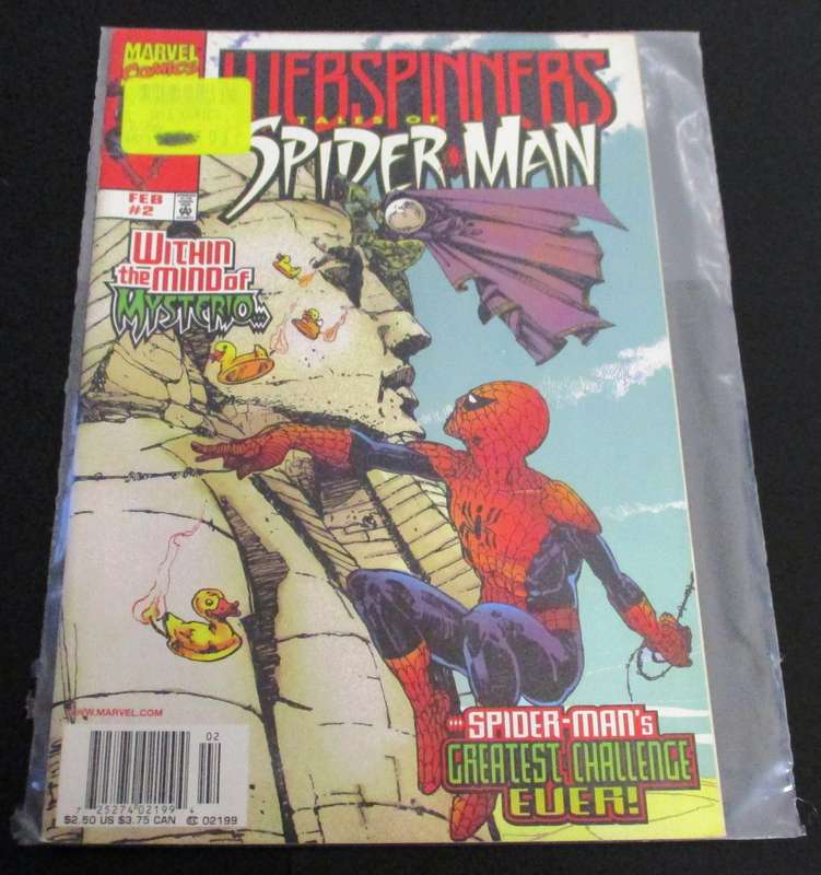 MARVEL Comics WEBSPINNERS Tales of SPIDER-MAN Within the Mind of Mysterio #2 Feb 1999 [Box 4]