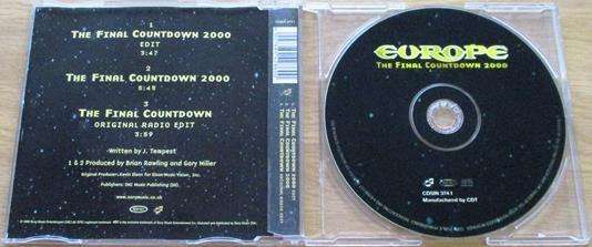 EUROPE The Final Countdown 2000 CD