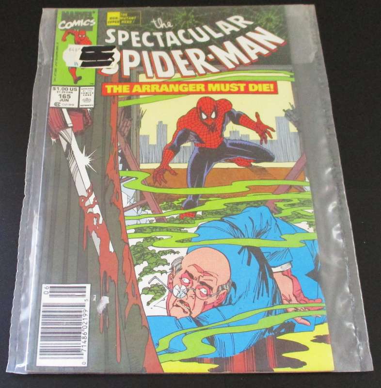 MARVEL Comics SPIDER-MAN The Arranger Must Die #165 June 1990 [Box 4]