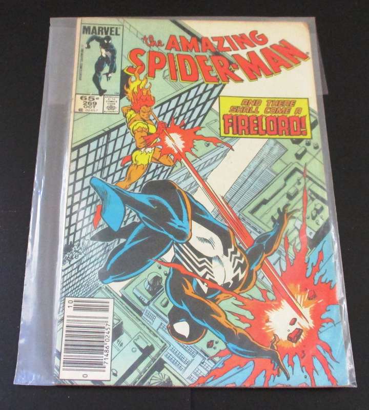 MARVEL THE AMAZING SPIDER-MAN FIRELORD! #269 Oct 1985 [Box 4]