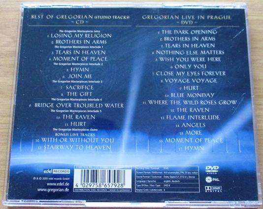 GREGORIAN The Masterpieces CD+DVD [Gx17]