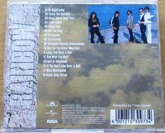 RAINBOW Masters of rock CD [Gx17]