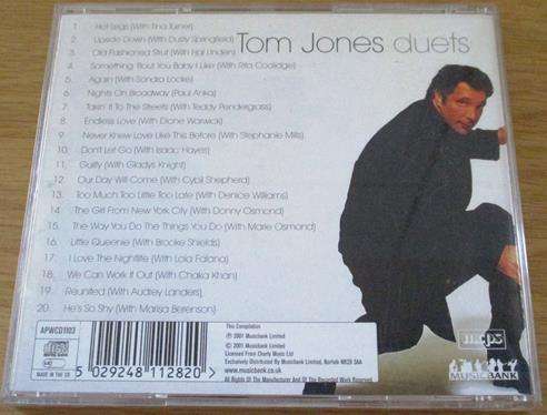 TOM JONES Duets CD [Shelf G Box 5]