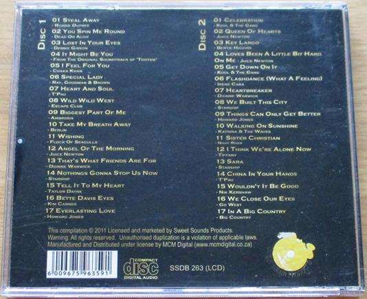 ULTIMATE 80'S HIT COLLECTION 2xCD [Gx15]