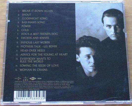 TEARS FOR FEARS Classic The masters Collection CD [Gx18]