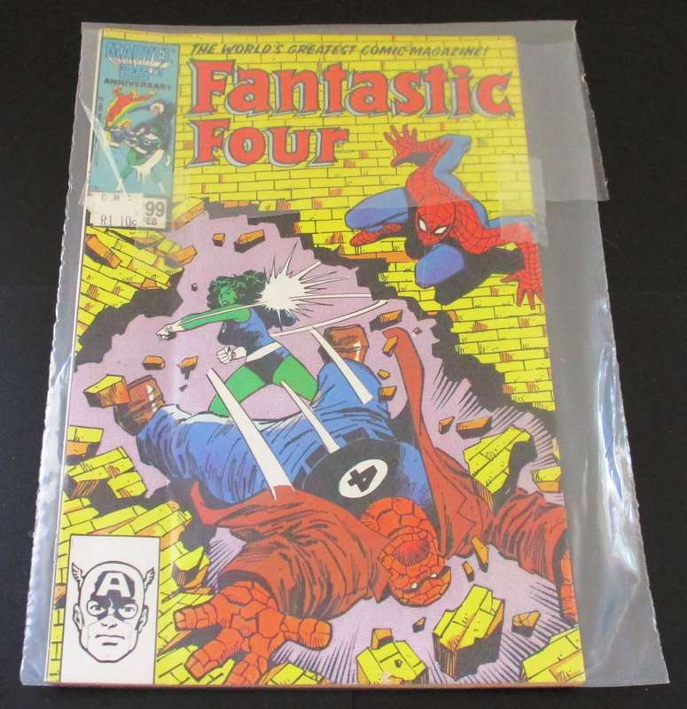 MARVEL FANTASTIC FOUR + SPIDER-MAN #299 Feb 1987 [Box 4]