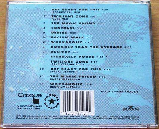 2 UNLIMITED Get Ready CD [Gx15]