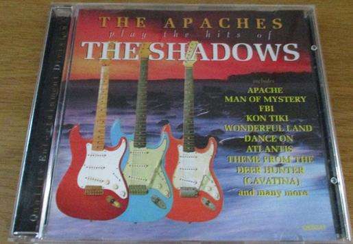 THE APACHES play the Hits of the Shadows CD [Shelf G Box 4]