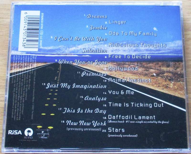 THE CRANBERRIES Stars the Best of 1992-2002 CD [G Box 31]