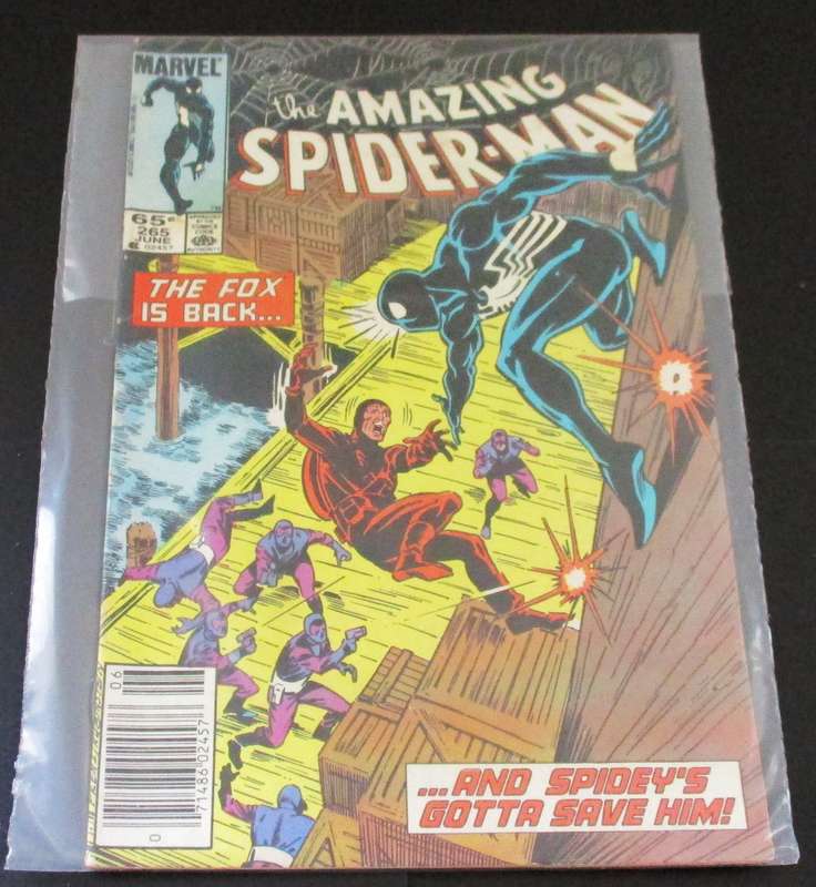 Marvel Comics THE AMAZING SPIDER-MAN The Fox is back #265 June 1985 [Box 4]