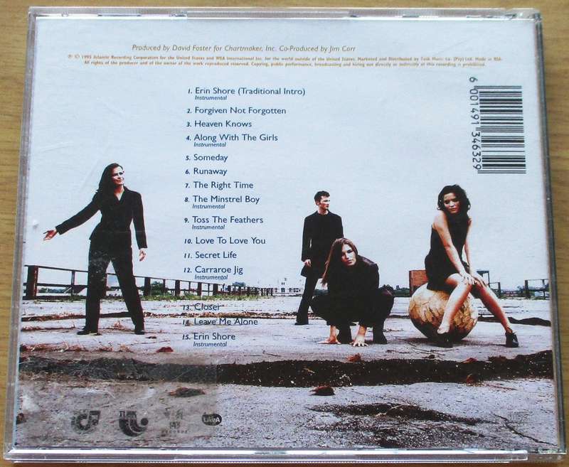 THE CORRS Forgiven, Not Forgotten CD [G Box 31]