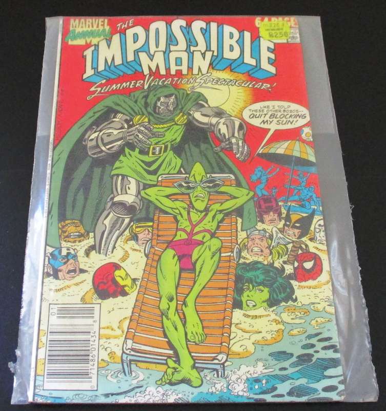Marvel ANNUAL THE IMPOSSIBLE MAN + SPIDER-MAN Summer Vacation Spectacular 64 PAGES [Box 4]