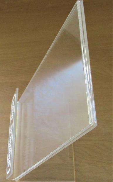 NOW SPINNING PERSPEX RECORD STAND [For Vinyl and CDs / DVDs]