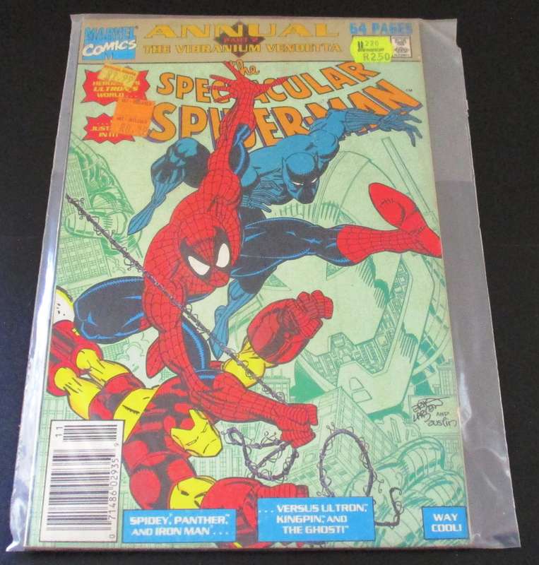 Marvel ANNUAL THE SPECTACULAR SPIDER-MAN Vibranium Vendetta Part 2 64 Pages #11 1991 [Box 4]