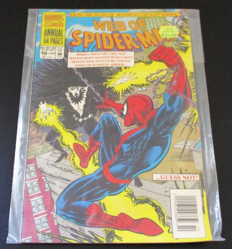 Marvel ANNUAL WEB OF SPIDER-MAN From the Pages of Maximum Carnage: SHRIEK 64 pages #10 1994 [Box 4]
