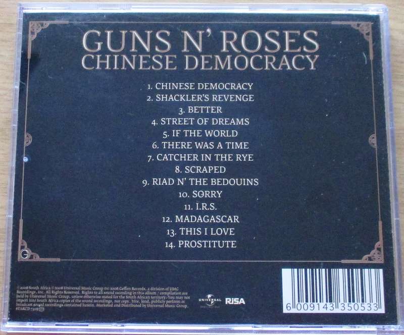 GUNS N ROSES Chinese Democracy CD [G Box 28]