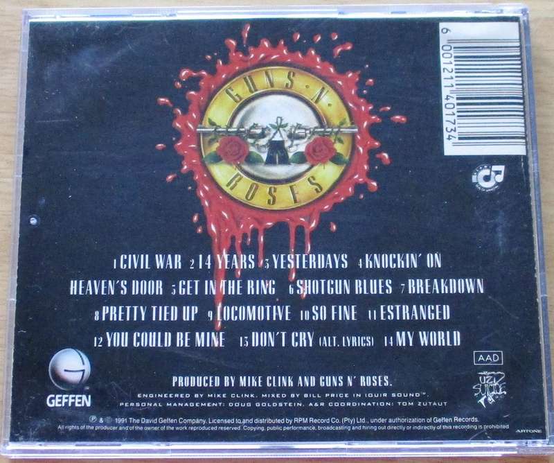 GUNS N ROSES Use Your Illusion II CD [G Box 28]