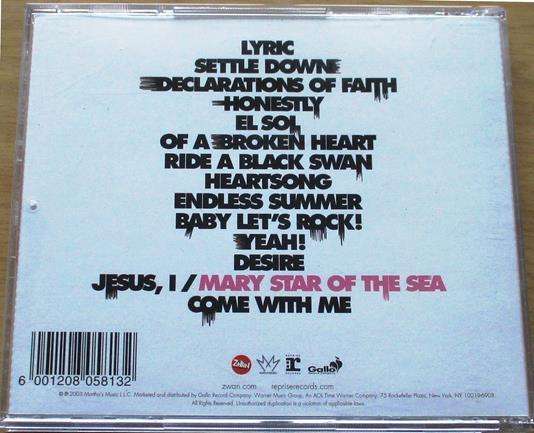 ZWAN Mary Star of the Sea CD [Billy Corgan of Smashing Pumpkins]