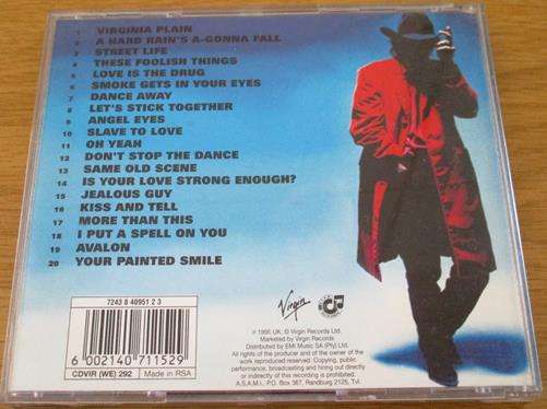 BRYAN FERRY + ROXY MUSIC More Than This Best Of CD  [Shelf G Box 1]