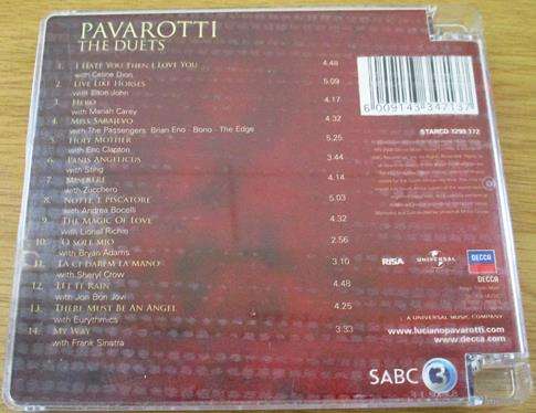 PAVAROTTI The Duets CD [Shelf Z x 11]