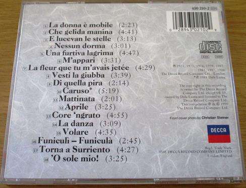 THE ESSENTIAL PAVAROTTI CD [Shelf Z x 11]