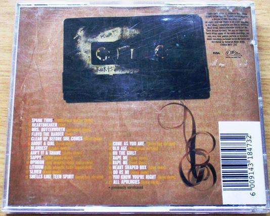 NIRVANA Sliver The Best of the Box CD