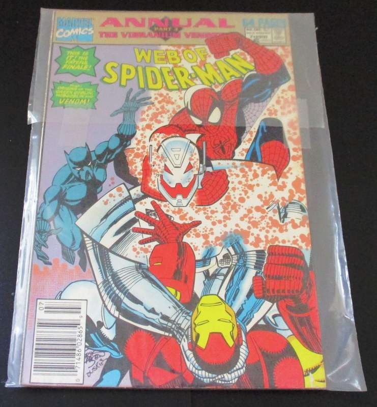 MARVEL ANNUAL WEB OF SPIDER-MAN The Vibranium Vendetta 64 Pages #7 1991 [Box 5]