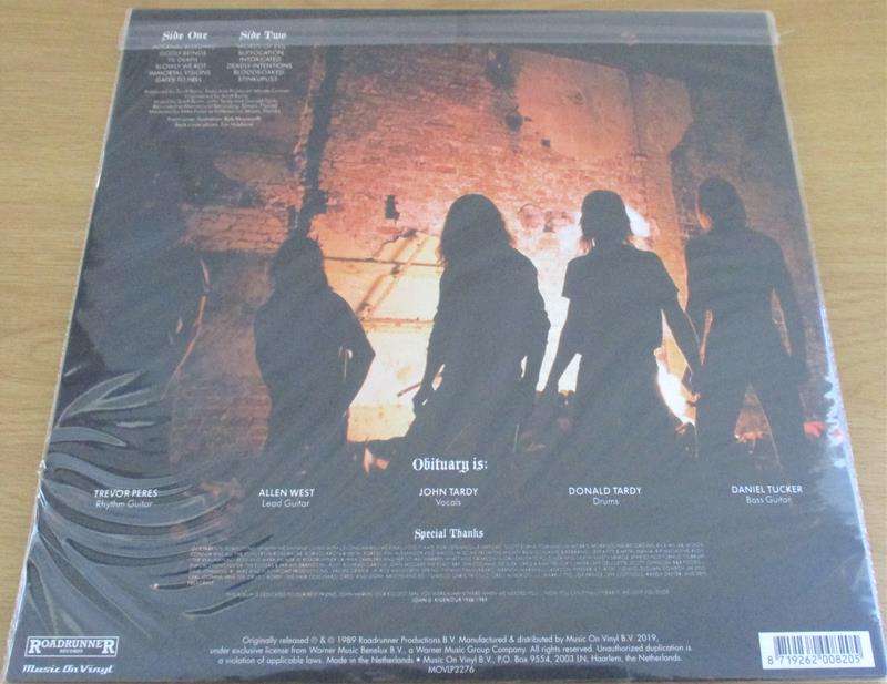 OBITUARY Slowly We Rot LP VINYL RECORD