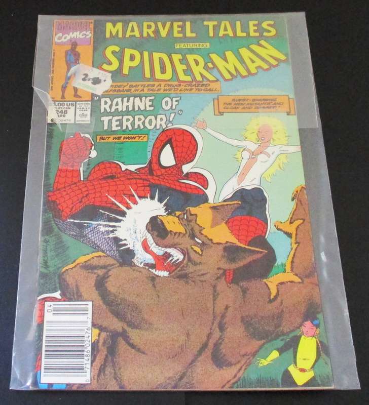 MARVEL TALES SPIDER-MAN Rahne of Terror #248 Apr 1991 [Box 5]