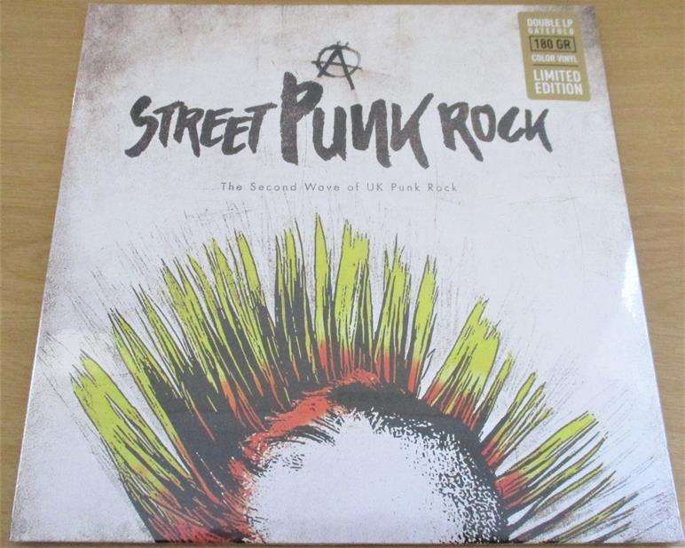 VARIOUS Street Punk Rock (The Second Wave Of UK Punk Rock) Coloured 2xLP Vinyl Record