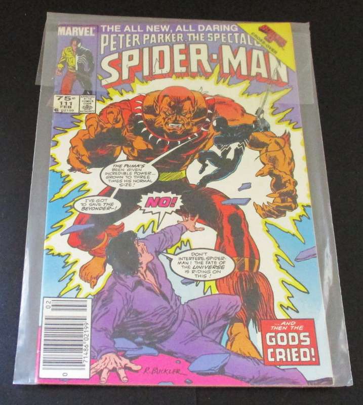 MARVEL PETER PARKER THE SPECTACULAR SPIDER-MAN Puma #111 Feb 1986 [Box 5]