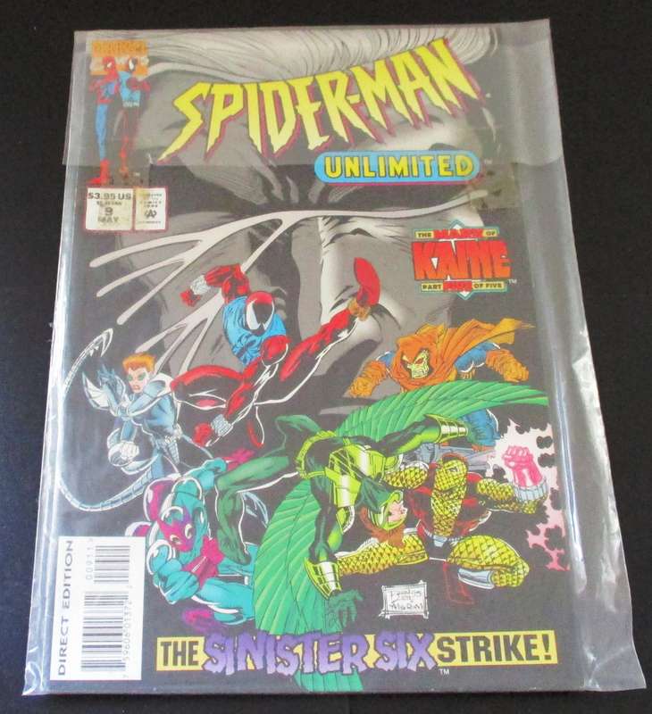 MARVEL Comics SPIDER-MAN UNLIMITED The Sinister Six Strike #9 May 1995 [Box 5]