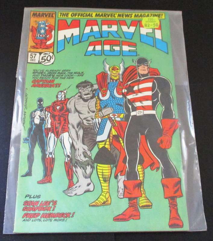 MARVEL MARVEL AGE + SPIDER-MAN #57 Dec 1987 [Box 5]